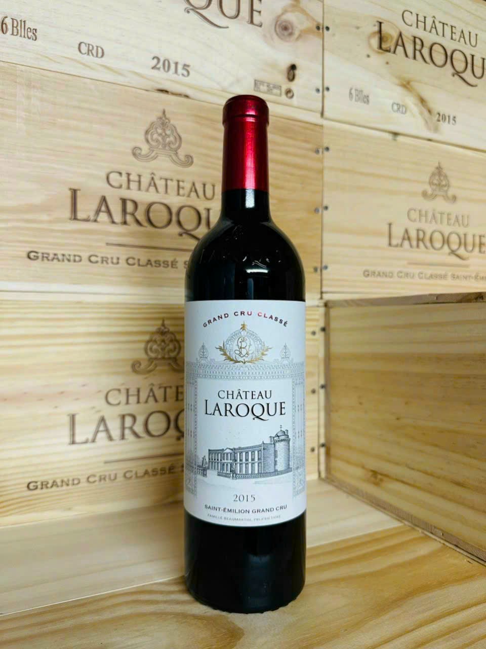 Rượu vang đỏ Pháp Chateau Laroque Saint Emilion Grand Cru