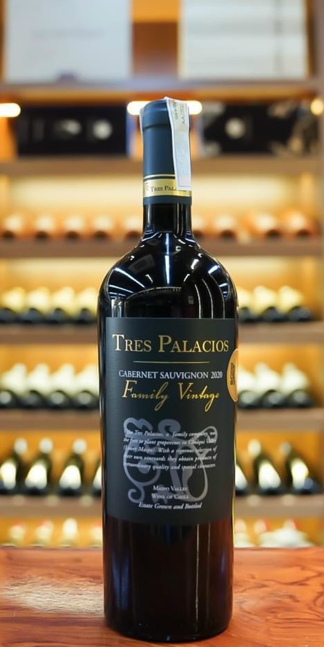 Rượu vang đỏ Chile Tres Palacios Cabernet Sauvignon Family Vintage